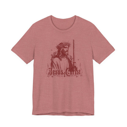 Jesus Christ iconic Tee – Christian Faith T‑Shirt with Crown of Thorns Design