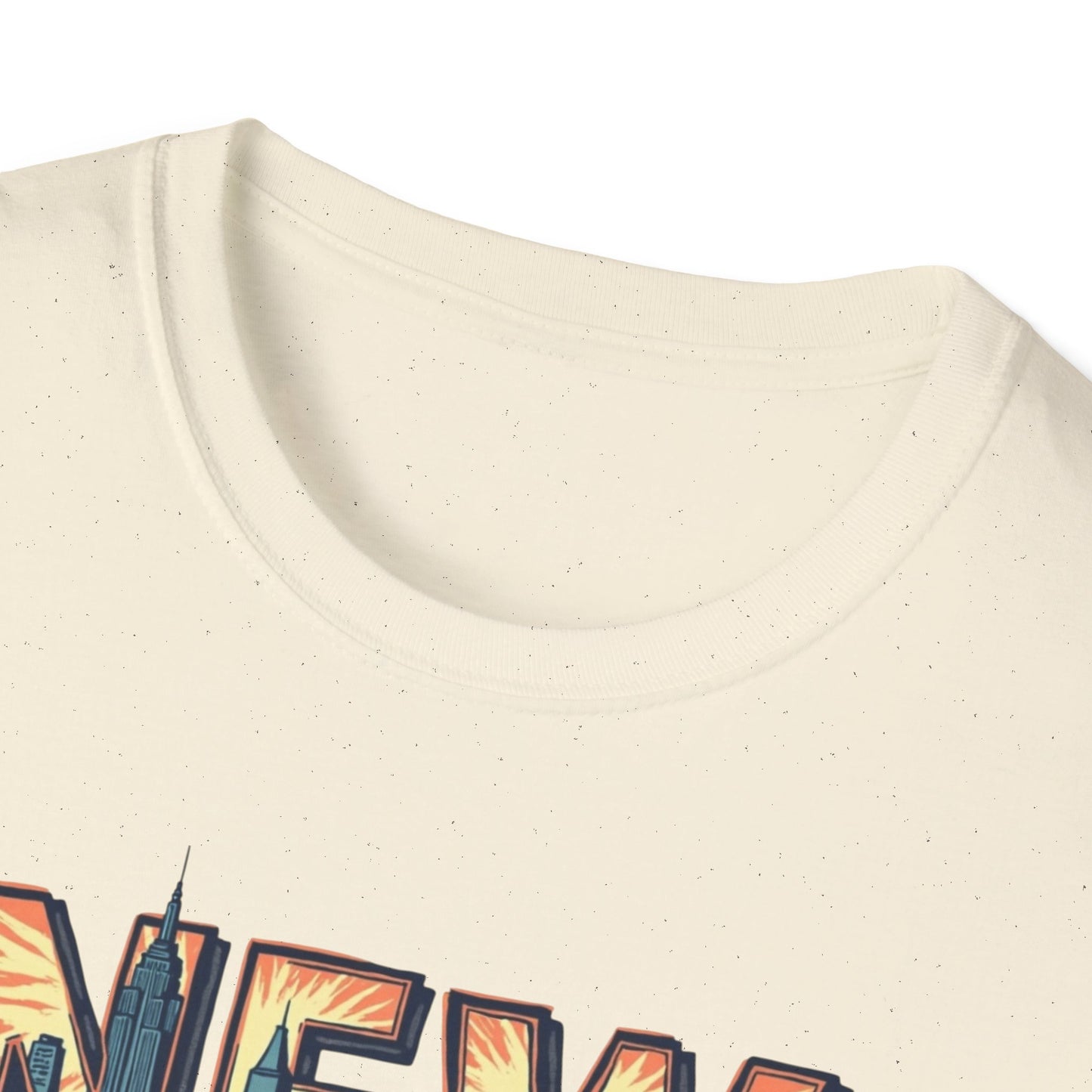 New York Vintage Cityscape T-Shirt — City-Owned Grocery Stores Retro Graphic Tee