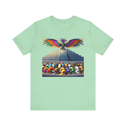 Feathered Serpent, Unisex Jersey Short Sleeve Tee - Psychonaut Swag