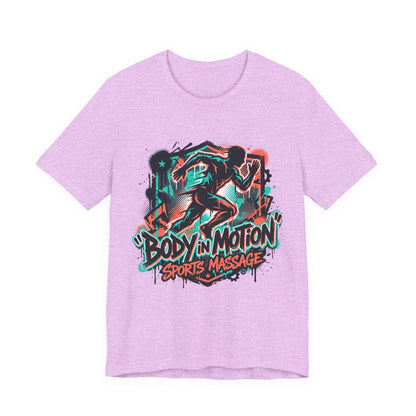 Sports Massage T-Shirt — Athletic Runner Graphic Tee