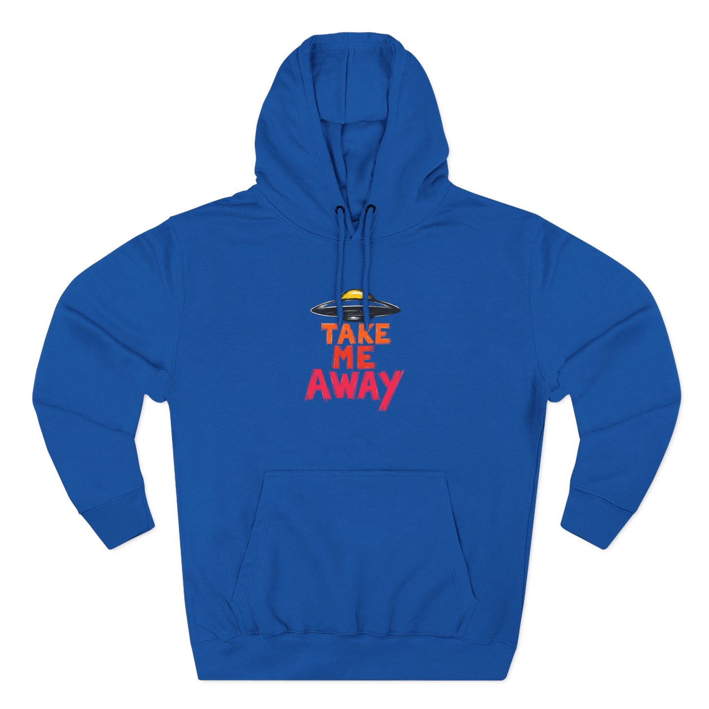 Take Me Away Hoodie — UFO Alien Abduction Graphic Pullover