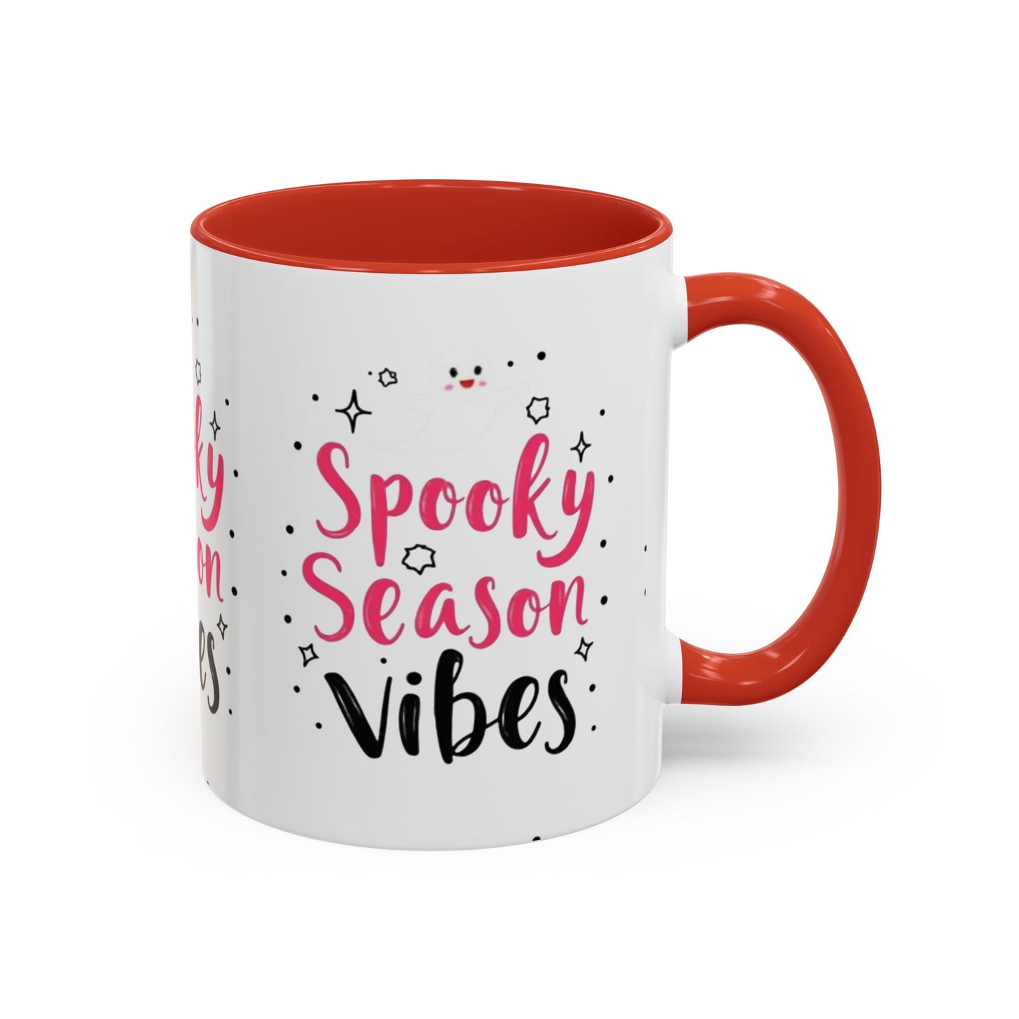 Spooky Season Vibes Accent Coffee Mug (Halloween 11/15oz)