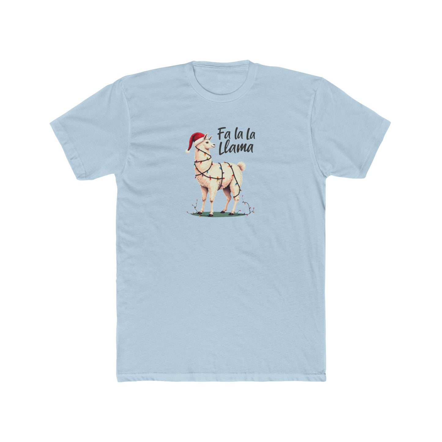 Fa La Llama Christmas Tee — Cute Llama Holiday T-Shirt