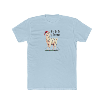 Fa La Llama Christmas Tee — Cute Llama Holiday T-Shirt