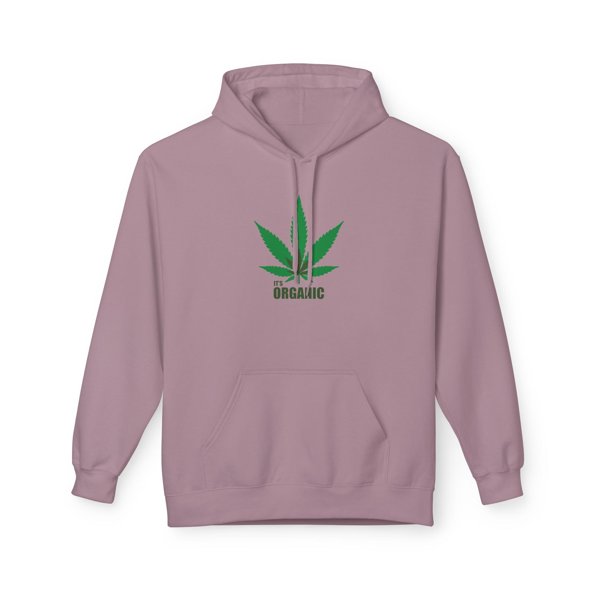 It's Organic, Marijuana Leaf, Unisex Midweight Softstyle Fleece Hoodie - Psychonaut Swag