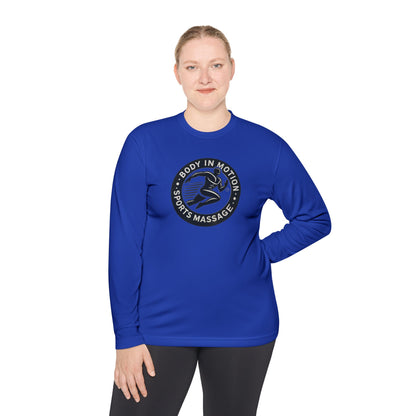 Sports Massage Long Sleeve Tee — "Body in Motion" Athletic Therapy Shirt