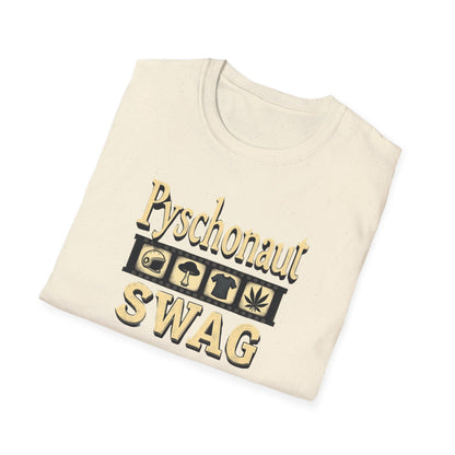 Psychonaut SWAG T-Shirt — Retro Gold Icon Graphic Tee