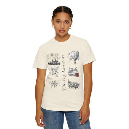 Derby Season T-Shirt — Horse Racing & Balloon Glow Festival Tee
