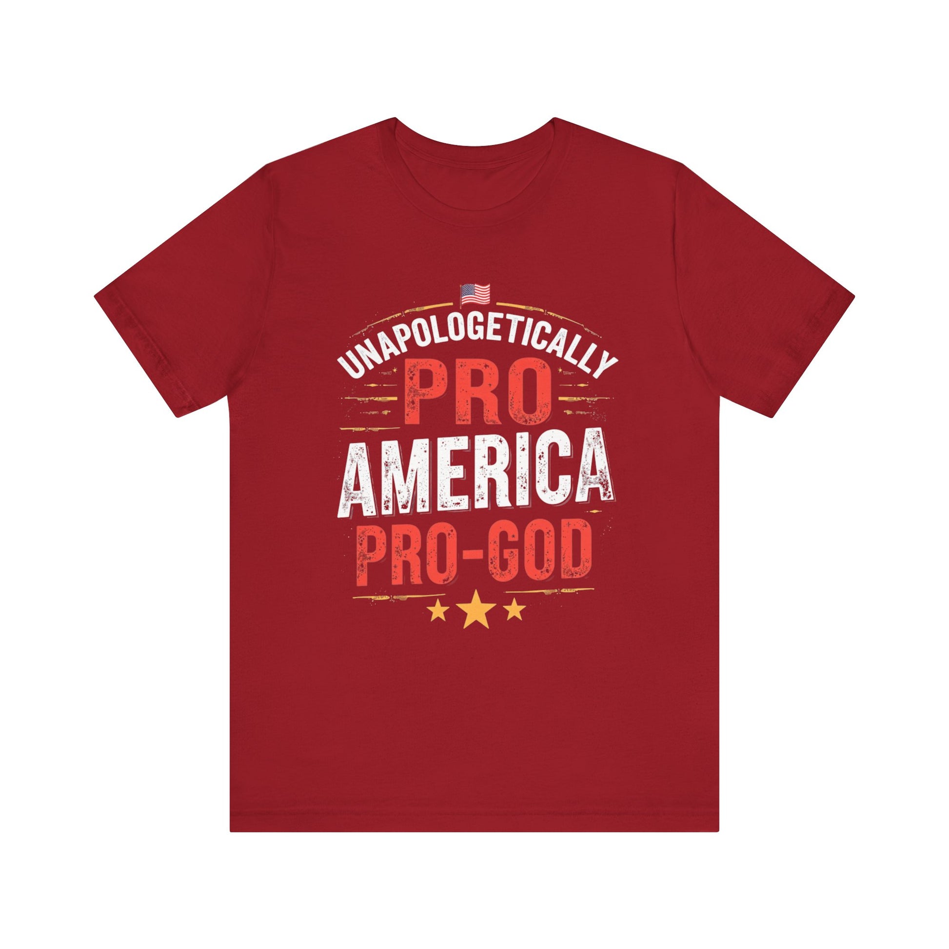 Pro-America Pro-God Tee - Patriotic Jersey T-Shirt - Psychonaut Swag