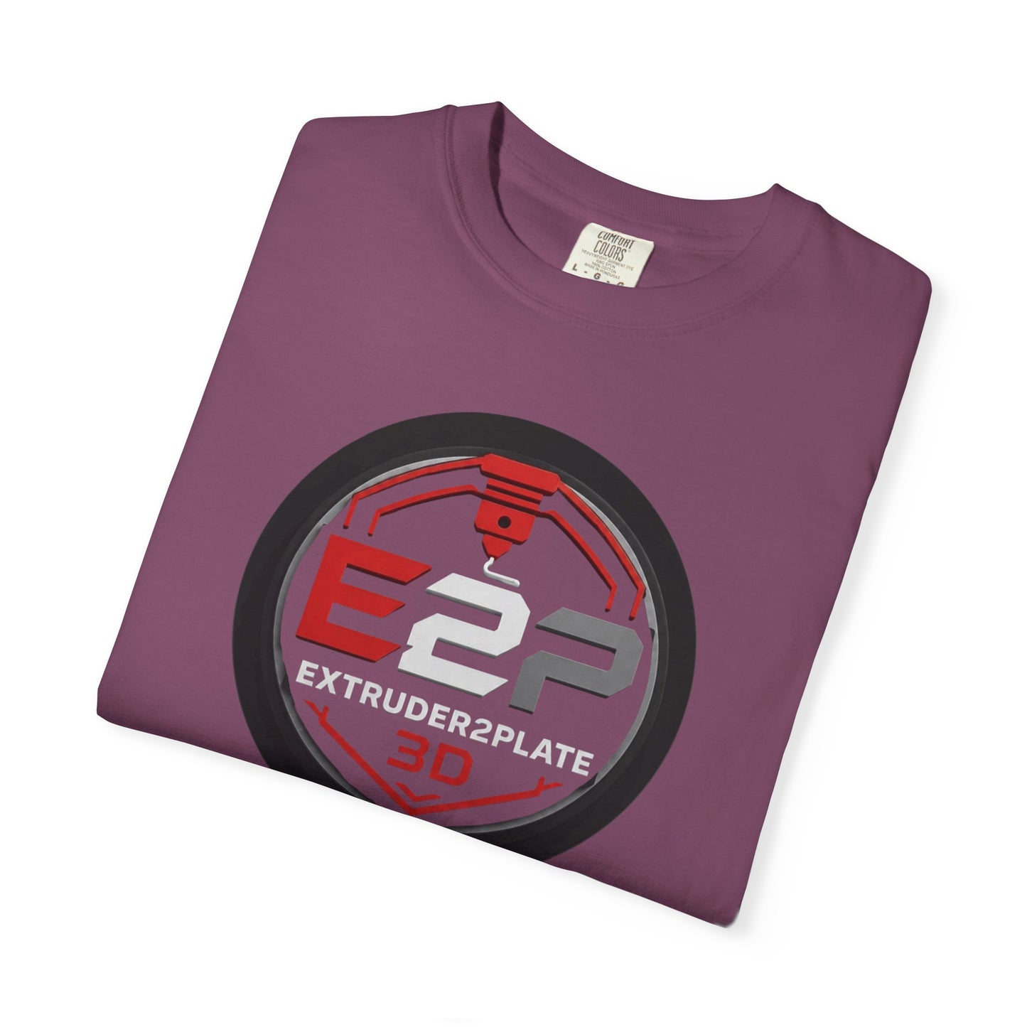 Extruder2Plate E2P Logo Tee (3D Printing Enthusiast Shirt)