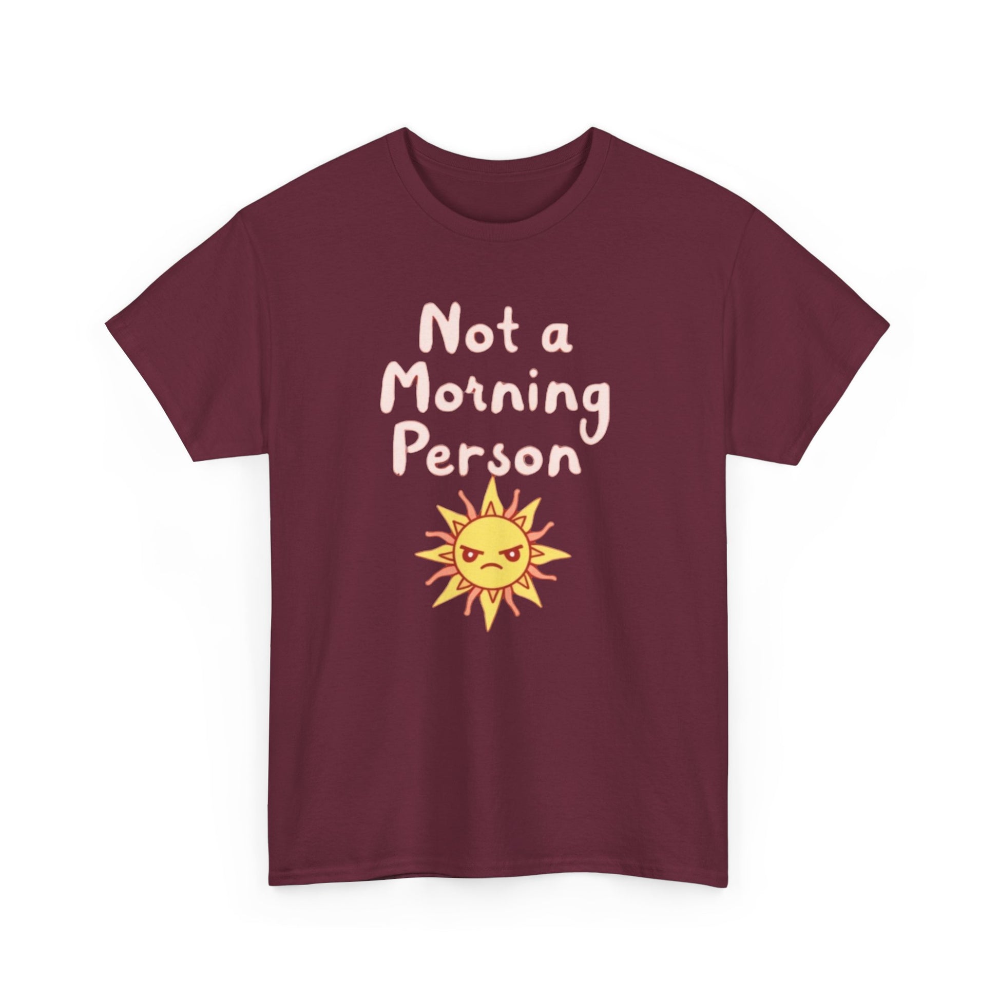 Not a Morning Person, Unisex Cotton T-Shirt, Fun Apparel for Kids and Adults, Perfect Gift for Birthdays and Celebrations - Psychonaut Swag
