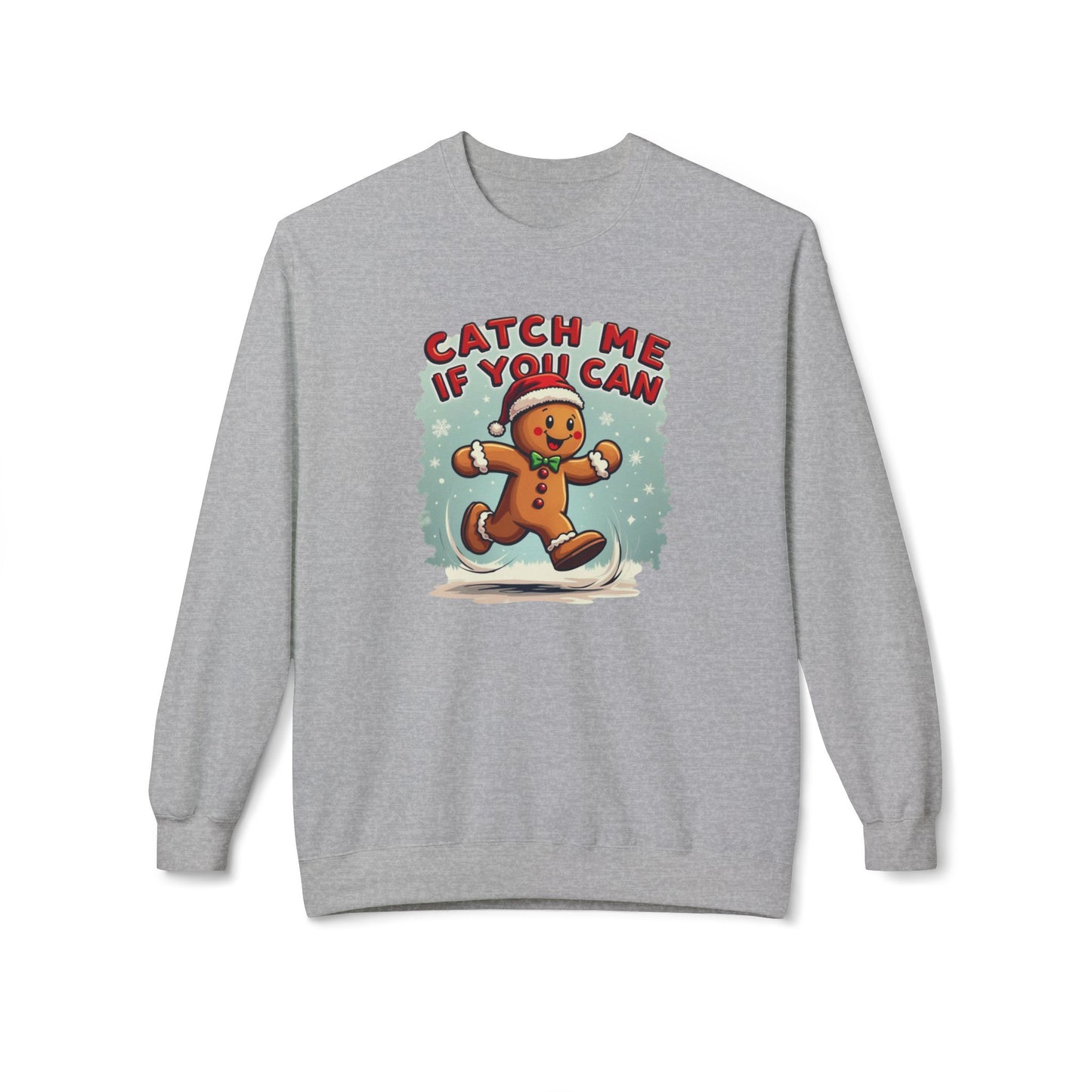 Gingerbread 'Catch Me If You Can' Crewneck Sweatshirt