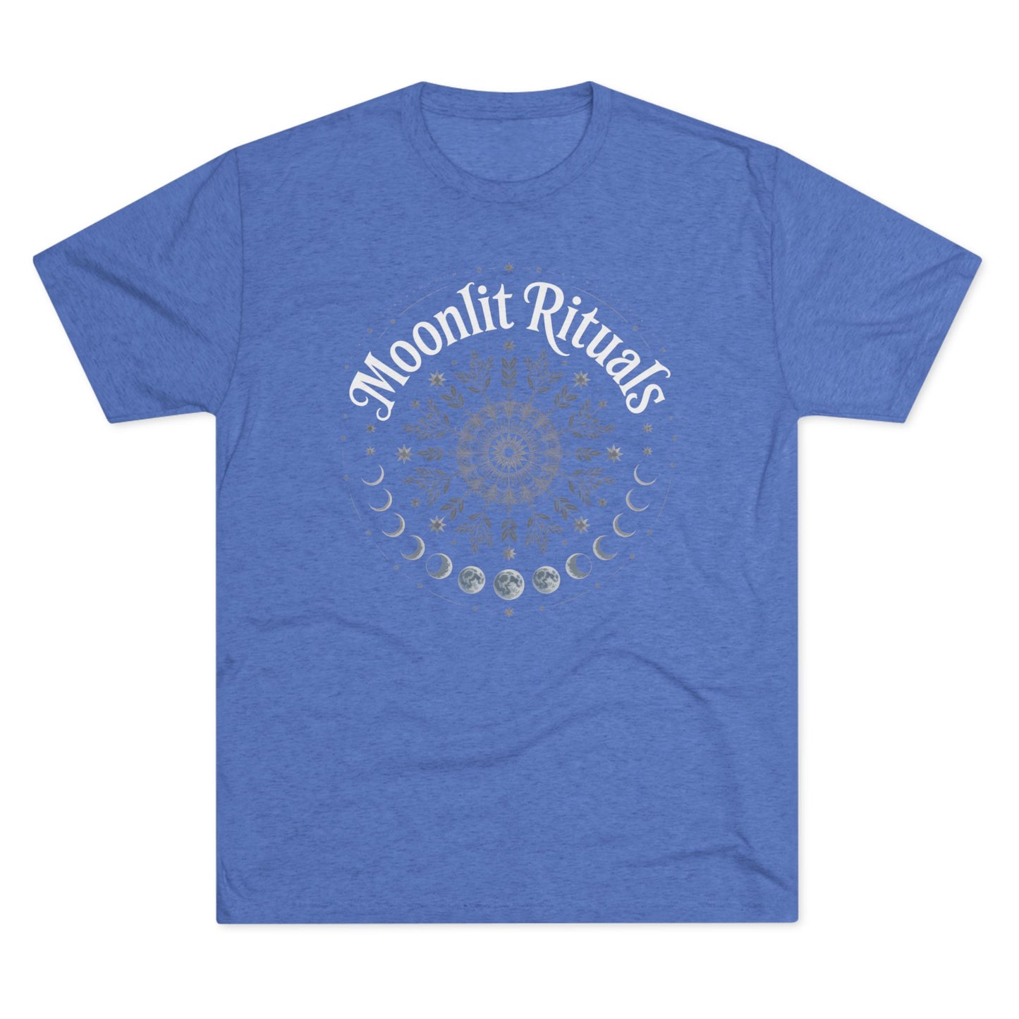 Moonlit Rituals Tee — Crescent Moon Phases Graphic T-Shirt