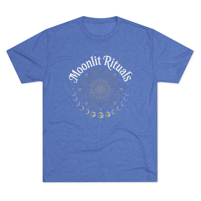 Moonlit Rituals Tee — Crescent Moon Phases Graphic T-Shirt