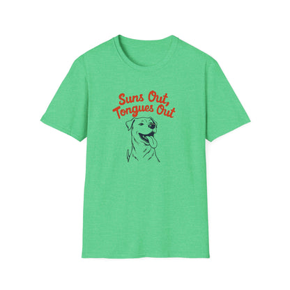 Suns Out, Tongues Out T-Shirt – Unisex Summer Tee, Dog Lovers Gift, Casual Wear, Cute Pet Shirt, Animal Lover Apparel - Psychonaut Swag