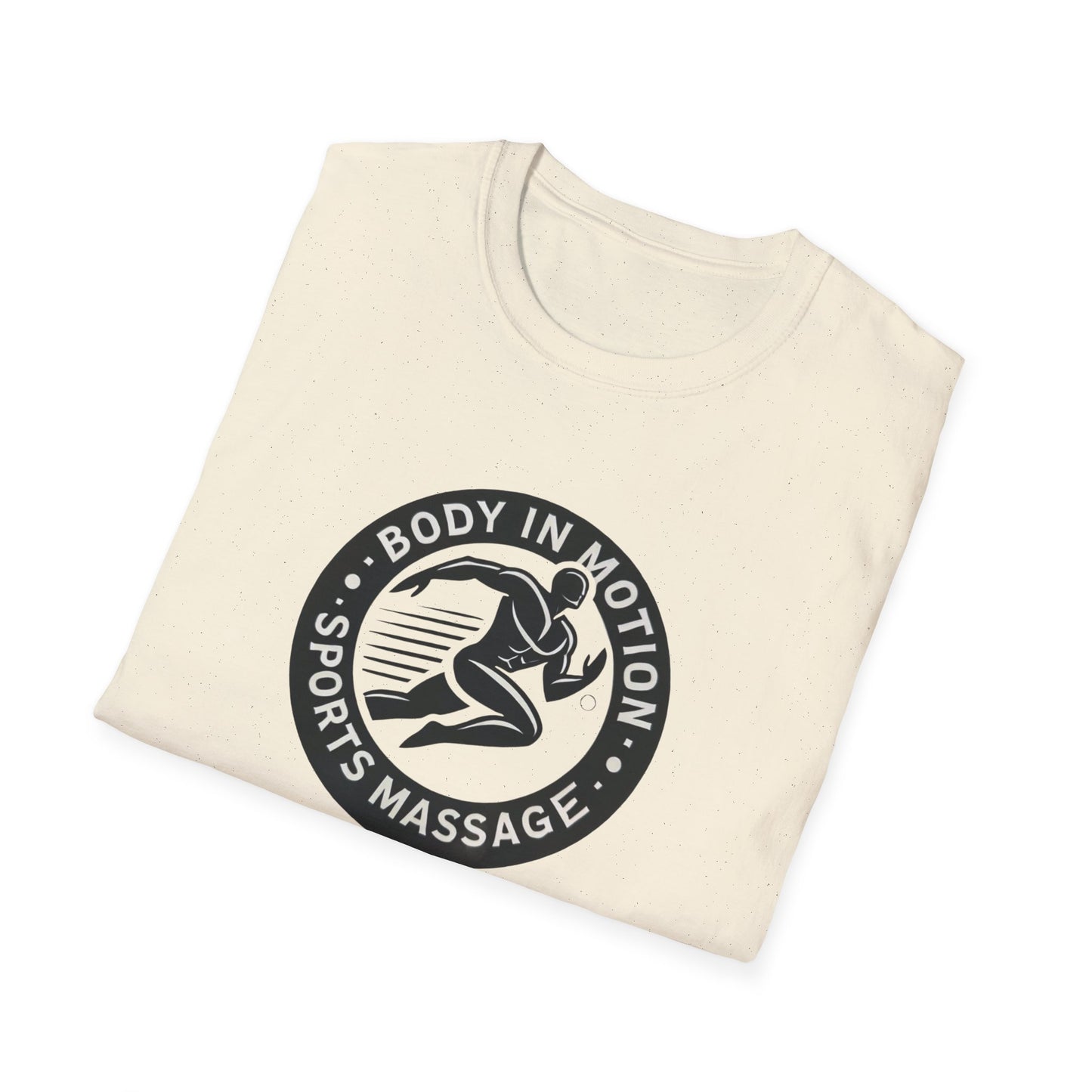 Sports Massage T-Shirt — "Body in Motion" Logo Athletic Tee