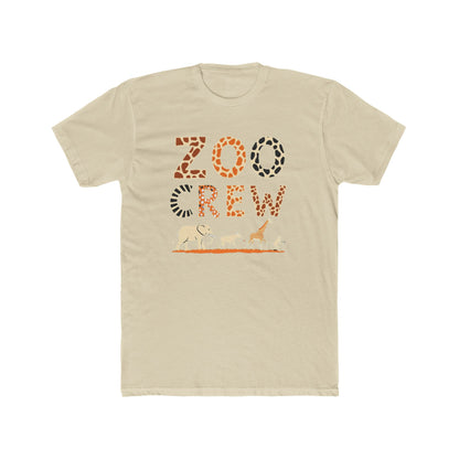 Zoo Crew Unisex Cotton Crew Tee, Animal Shirt, Wildlife Apparel, Zoo Membership Gift, Family Outing Tee, Fun Educational Outfits - Psychonaut Swag