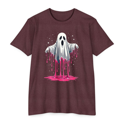 Drippy Ghost T-Shirt — Cute Dripping Halloween Tee