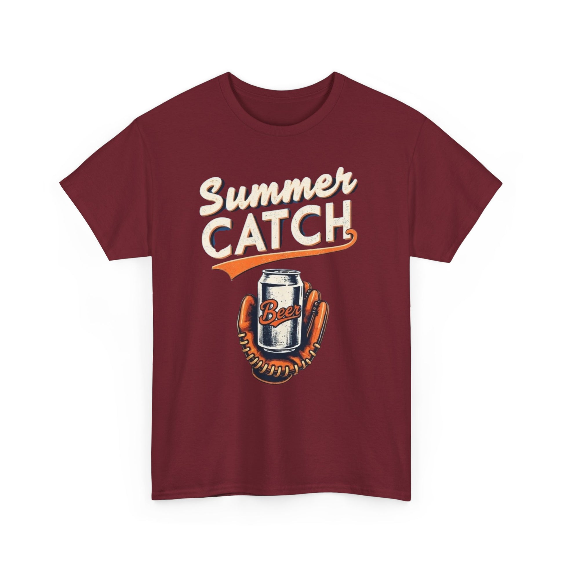 Summer Catch Tee, Casual Summer Shirt, Gift for Beer Lovers, Fun Graphic T-Shirt, Perfect for BBQs and Picnics - Psychonaut Swag