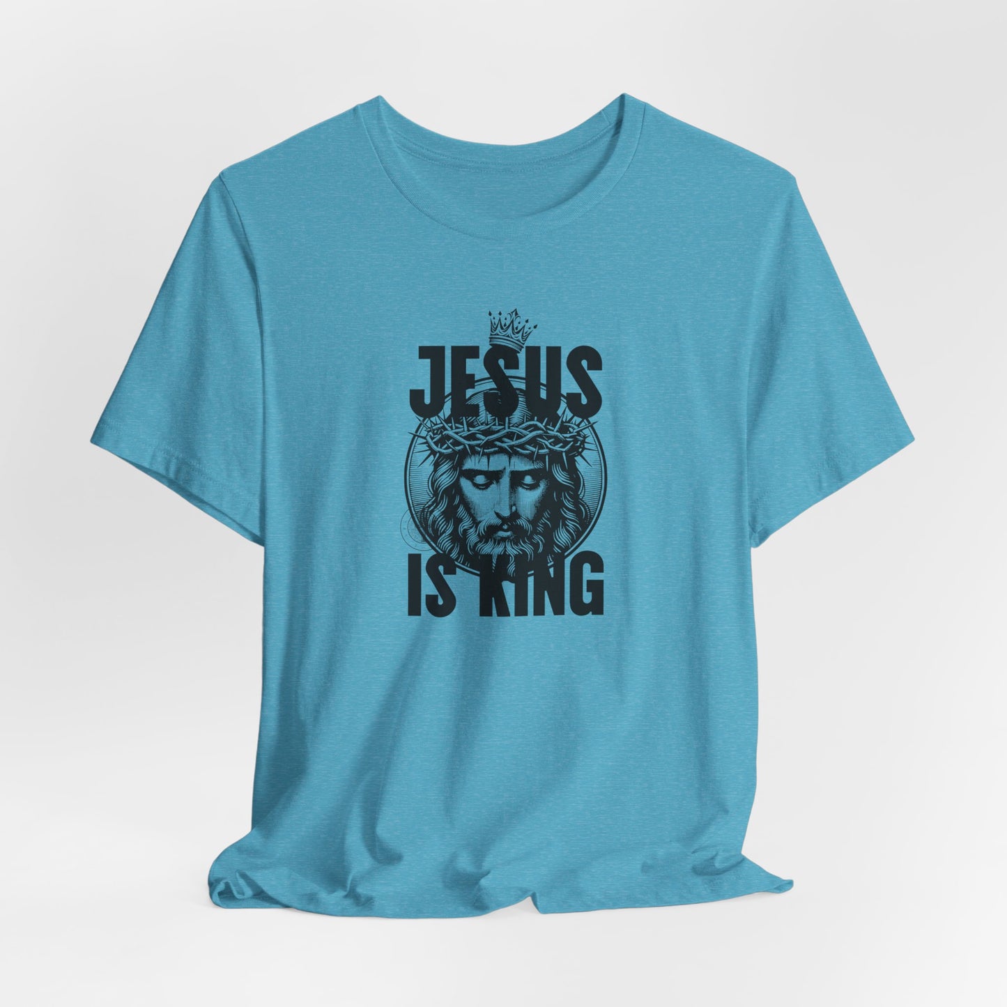 Jesus Is King T-Shirt — Crown of Thorns Christian Tee