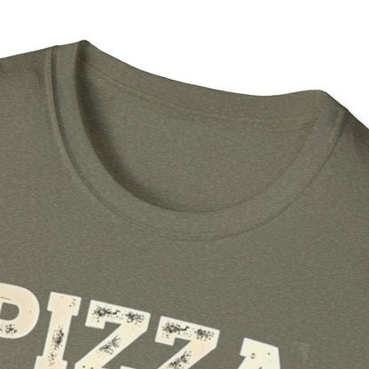 Pizza Day Unisex Softstyle T-Shirt | Fun Foodie Shirt for Pizza Lovers, Casual Wear, Gift for Food Enthusiasts, Celebration Apparel