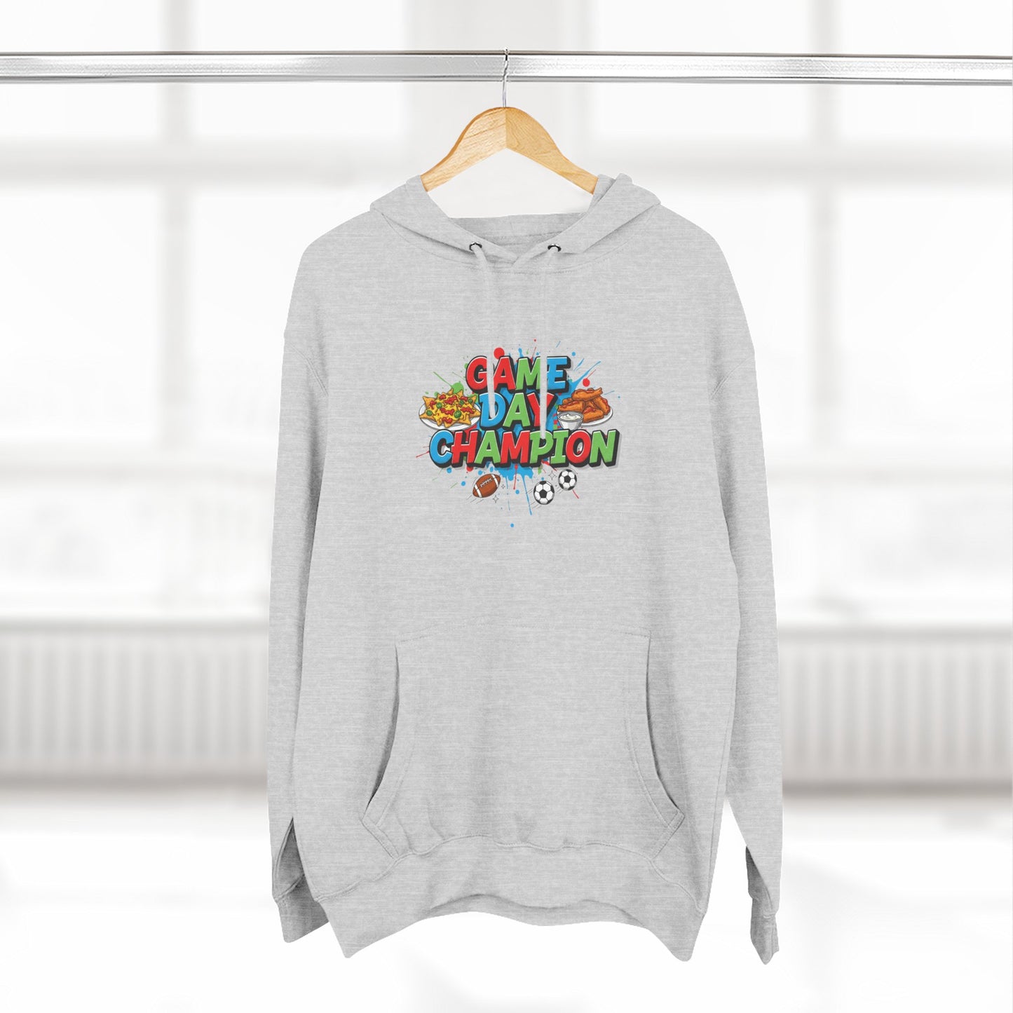 Champion Give Day Hoodie — Colorful Charity Fundraiser Pullover