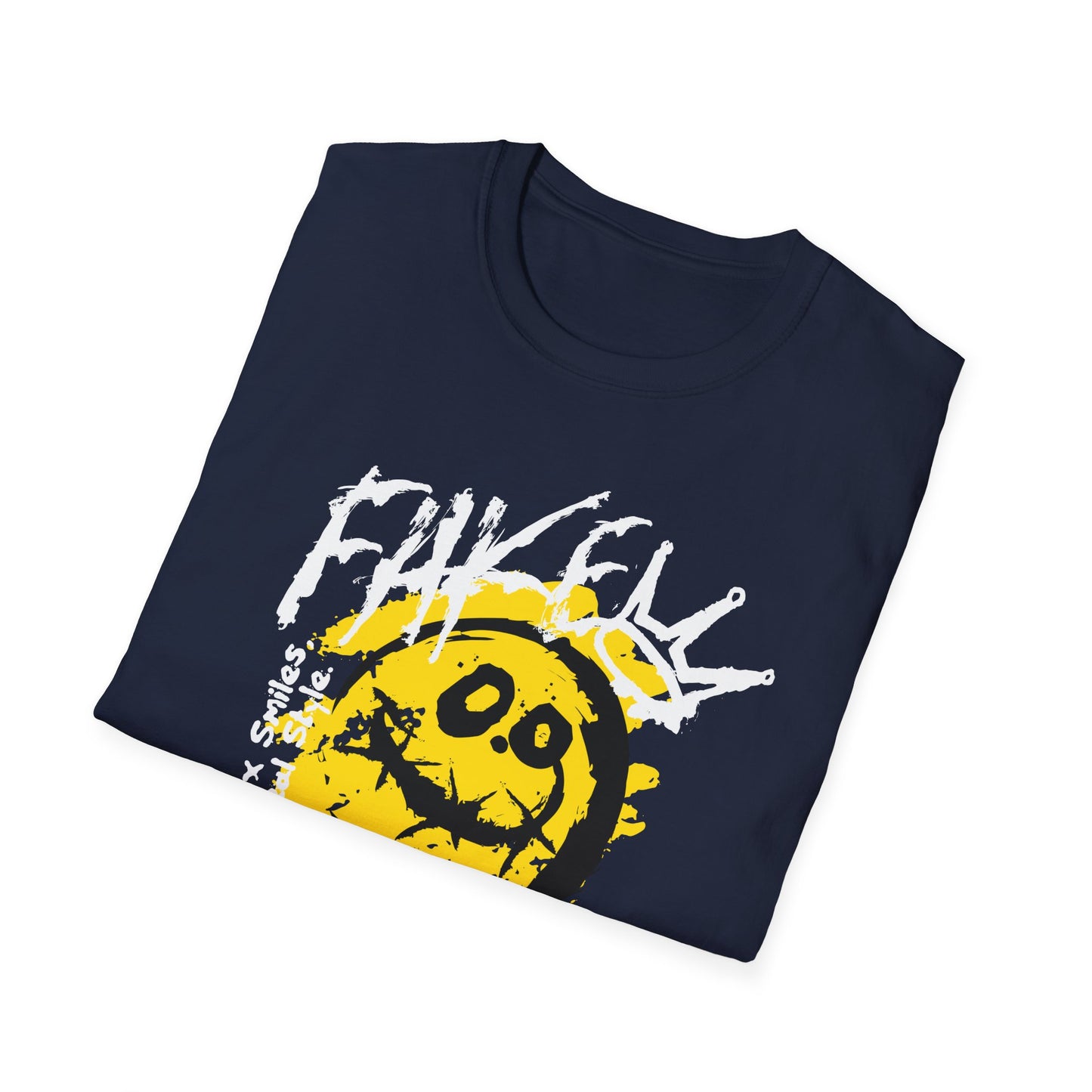 Fake Smile Vibe, Unisex Softstyle T-Shirt