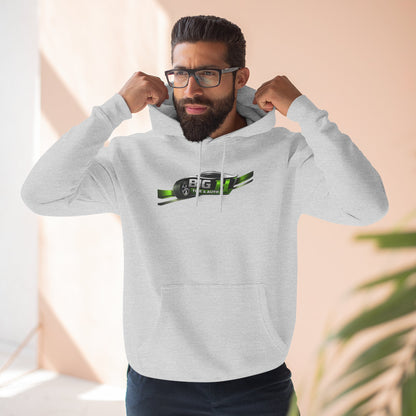 Mechanic Big H, Three-Panel Fleece Hoodie