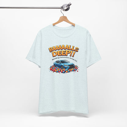 Baaaallls Deep, Unisex Jersey Short Sleeve Tee