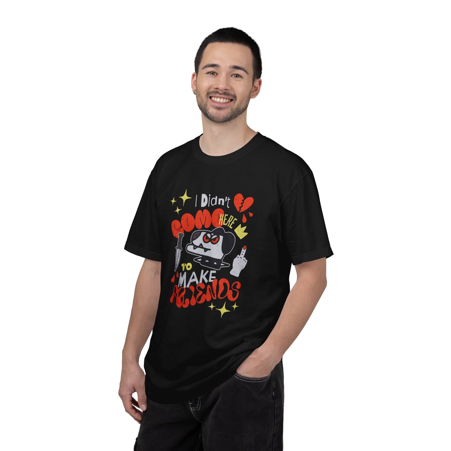 Didn’t Come for Freinds, Unisex Garment-Dyed T-shirt