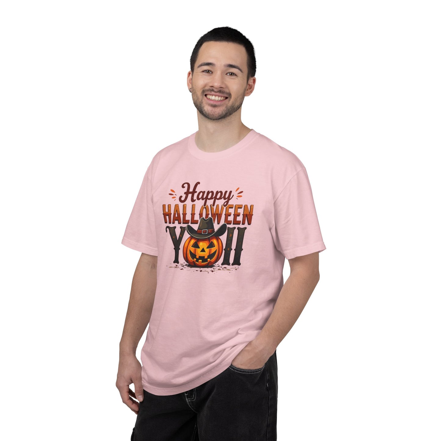 Halloween T-Shirt — "Happy Halloween You" Pumpkin Witch Graphic