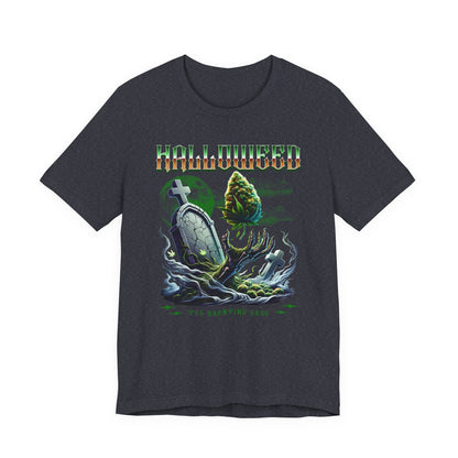 Halloweed, Haunted Herb, Unisex Jersey Short Sleeve Tee