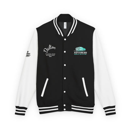 Advanced Mobile Detailing, Letterman Unisex Heavyweight Letterman Jacket, Stylish Outerwear for Men and Women, Perfect for Casual Outings, Sports Events, and School Spirit