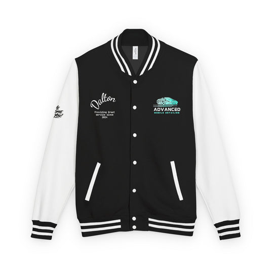 Advanced Mobile Detailing, Letterman Unisex Heavyweight Letterman Jacket, Stylish Outerwear for Men and Women, Perfect for Casual Outings, Sports Events, and School Spirit