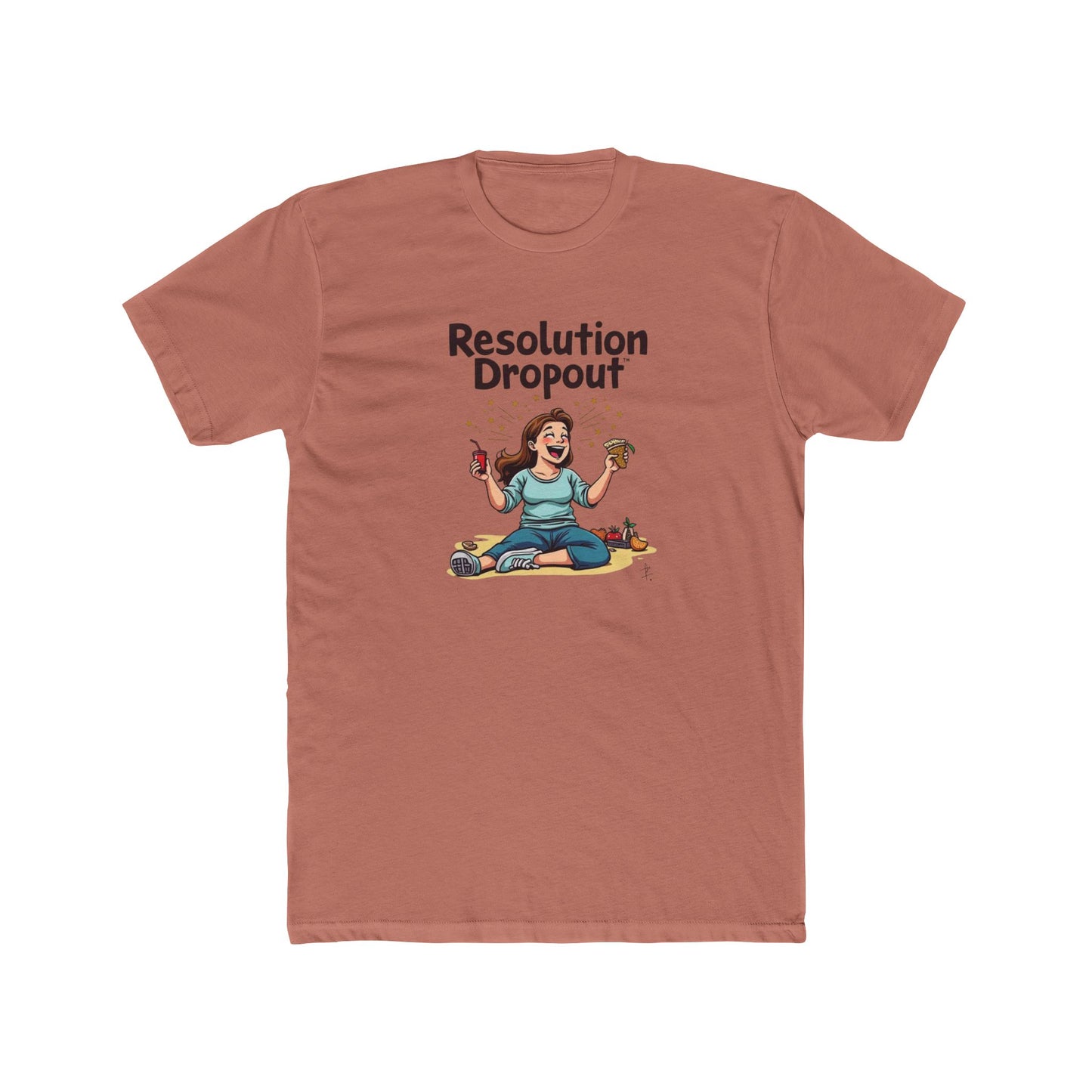 Resolution drop out, Unisex Cotton Crew Tee