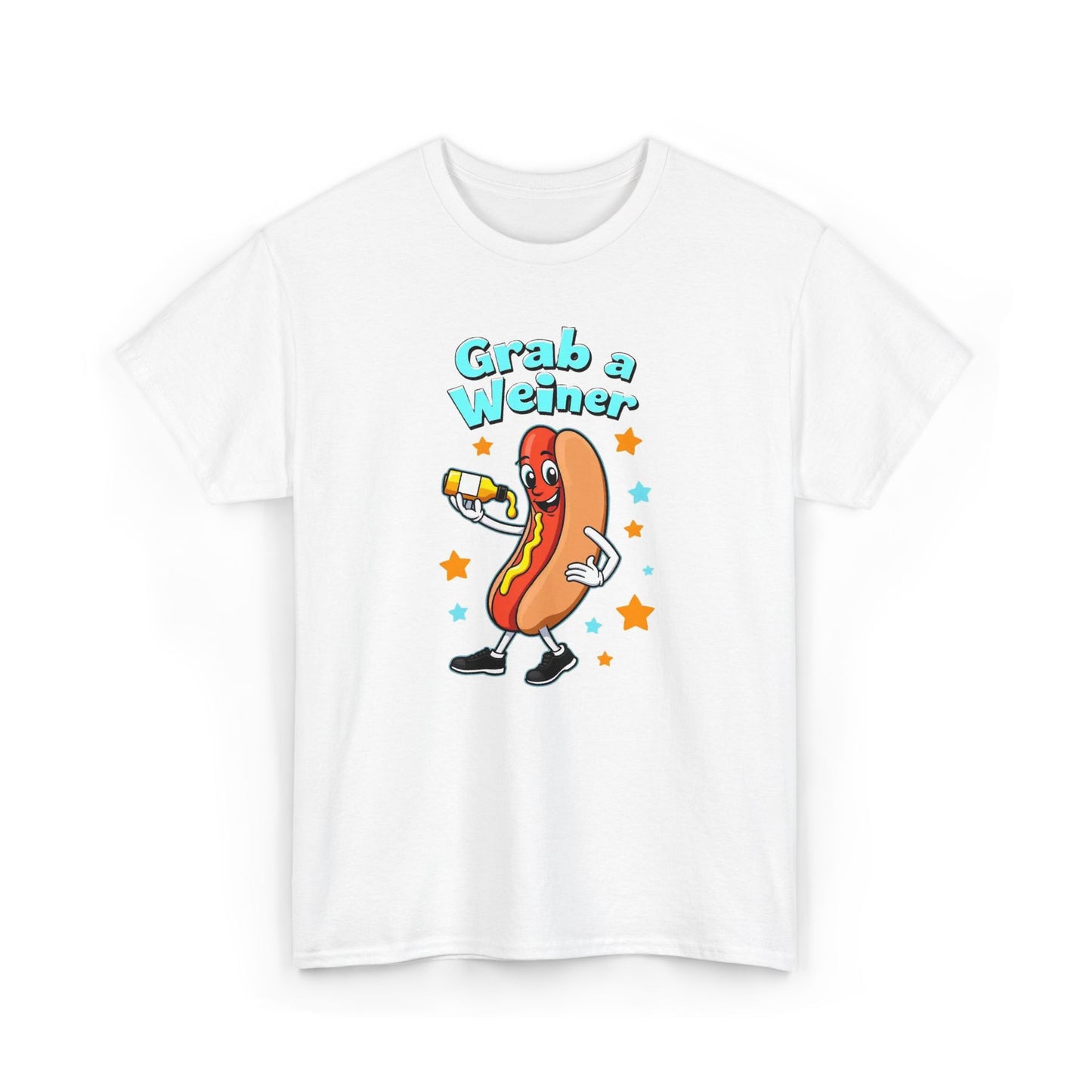 Weiner with mustard, Unisex Heavy Cotton Tee