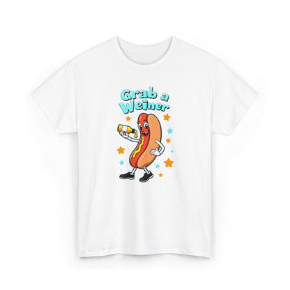 Weiner with mustard, Unisex Heavy Cotton Tee