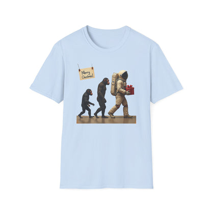 Evolution of Astronaut, Unisex Softstyle T-Shirt