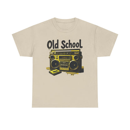 Old School Jam Box, Unisex Heavy Cotton Tee