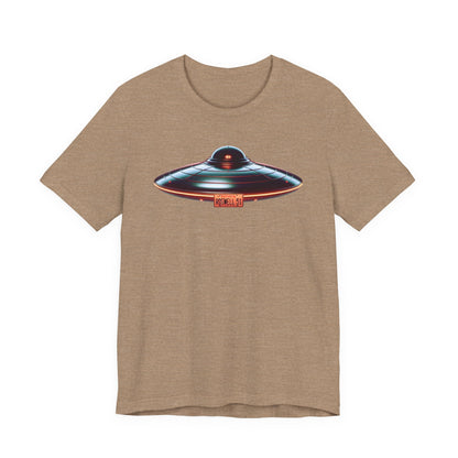 Flying Saucer, Unisex Jersey Short Sleeve Tee - Psychonaut Swag