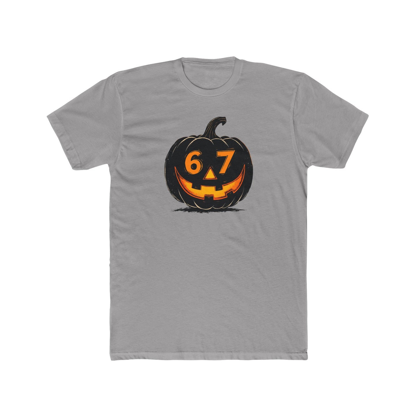 Halloween Jack-O'-Lantern Tee — 6/7 Pumpkin Graphic Shirt