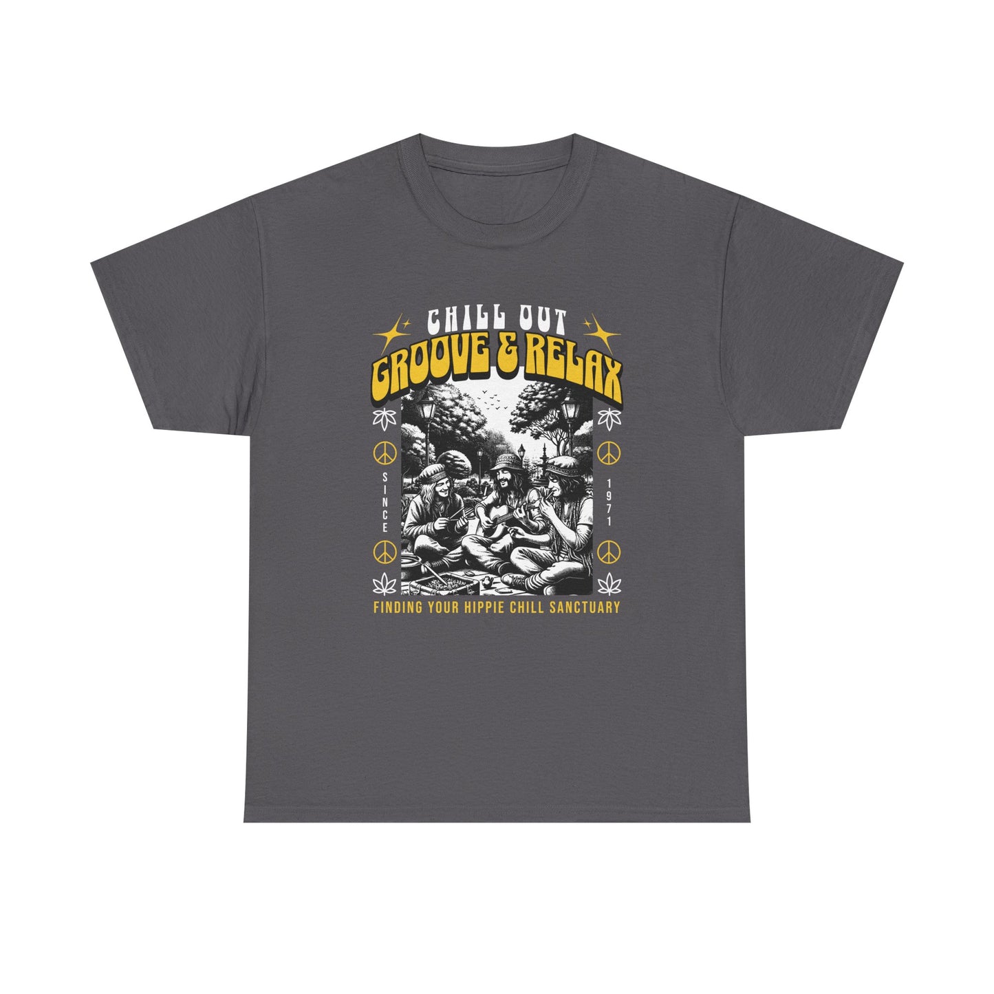 Groove and Relax, Unisex Heavy Cotton Tee