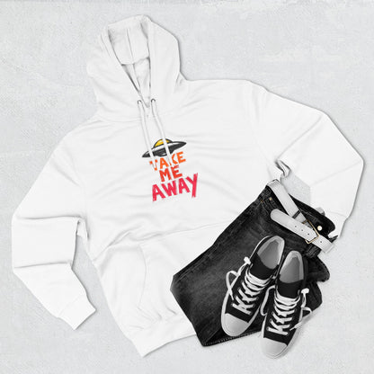 Take Me Away Hoodie — UFO Alien Abduction Graphic Pullover