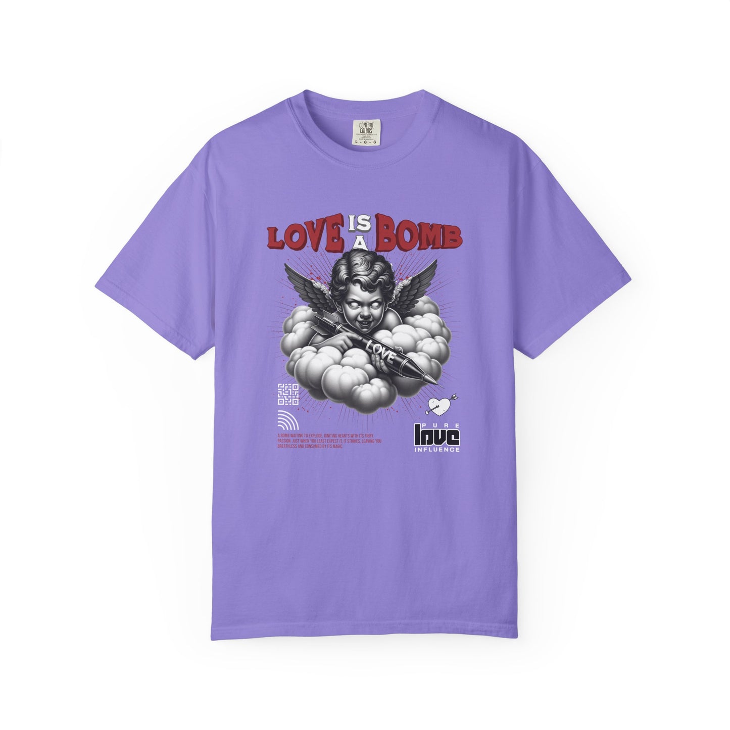 Love Is a Bomb T-Shirt — Vintage Cherub Graphic Tee