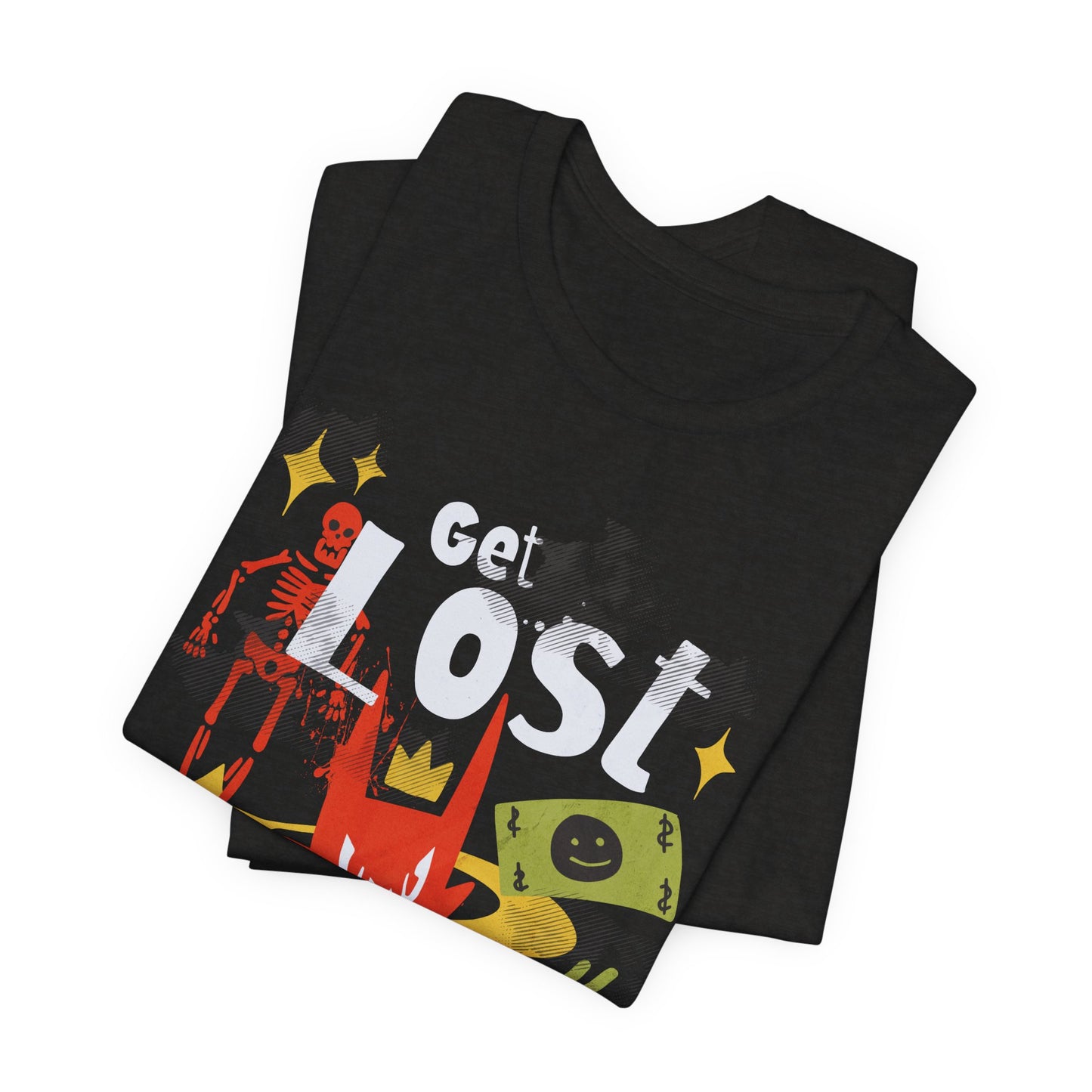 Get lost, Hustler Unisex Jersey Short Sleeve Tee