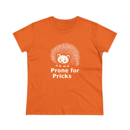 Prone for Pricks, Funny Hedgehog Tee, Quirky Animal Shirt, Cute Graphic Tee, Gift for Animal Lovers, Casual Wear, Summer Top