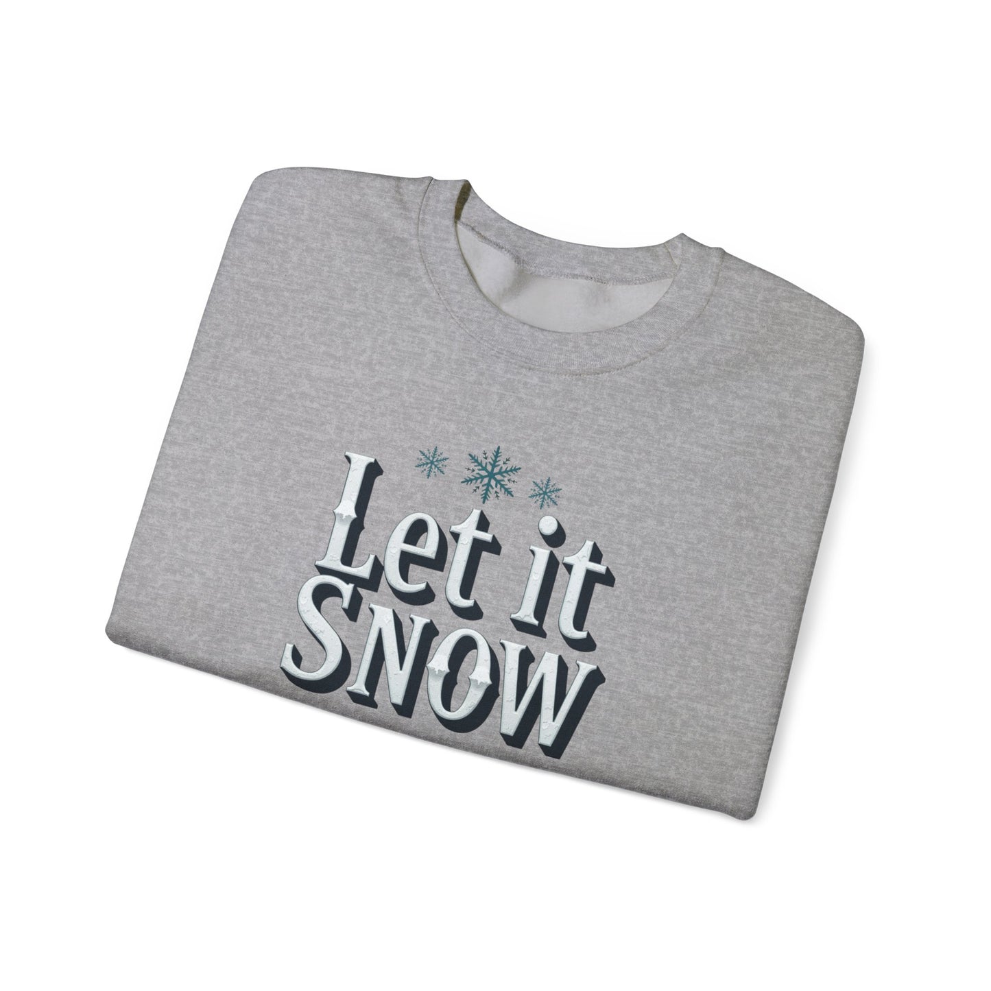 Let It Snow Sweatshirt — Cozy Holiday Crewneck