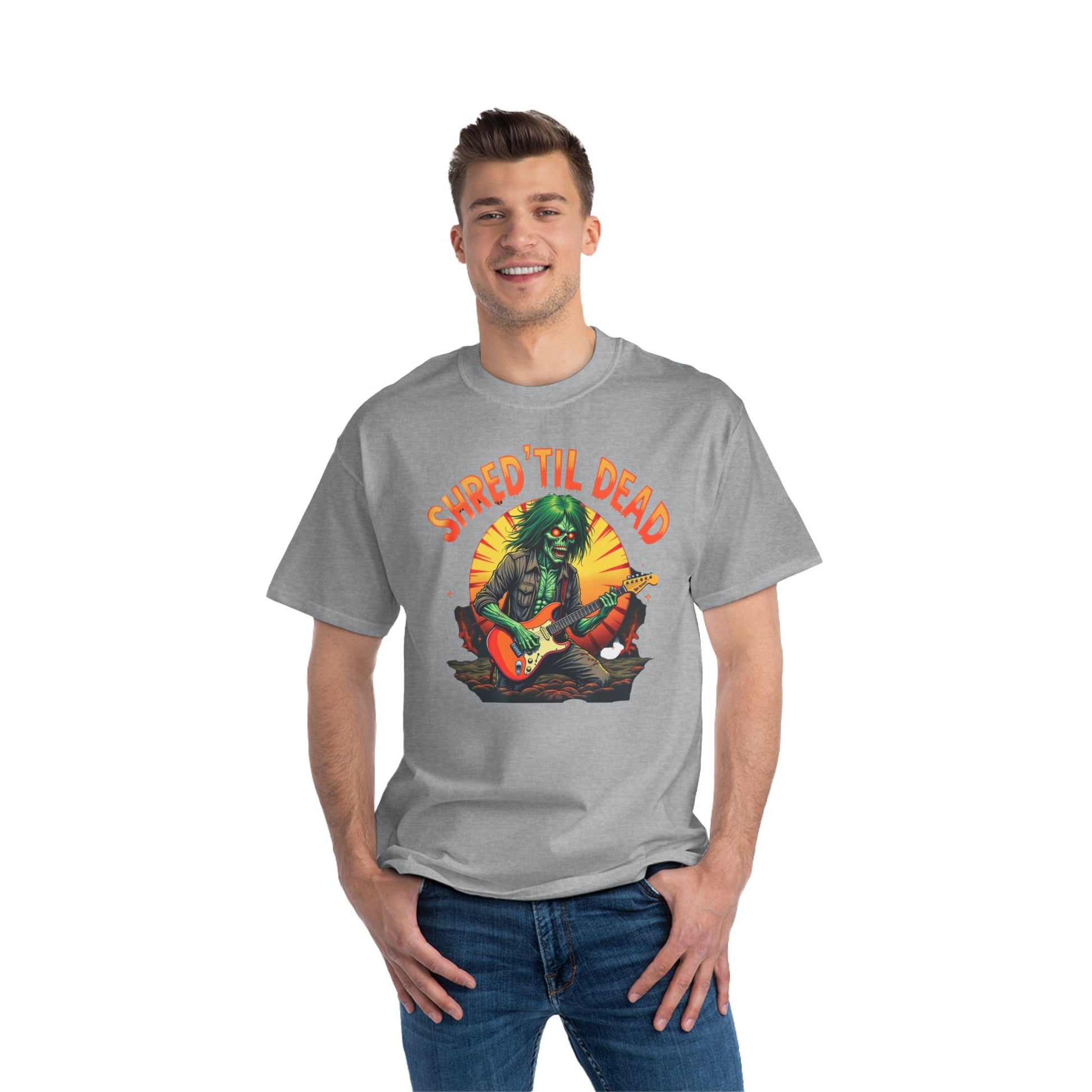 Rockin' Shred'Til Dead T-Shirt | Music Lover Gift, Concert Tee, Graphic Tee, Chill Vibes, Unique Band Merchandise - Psychonaut Swag