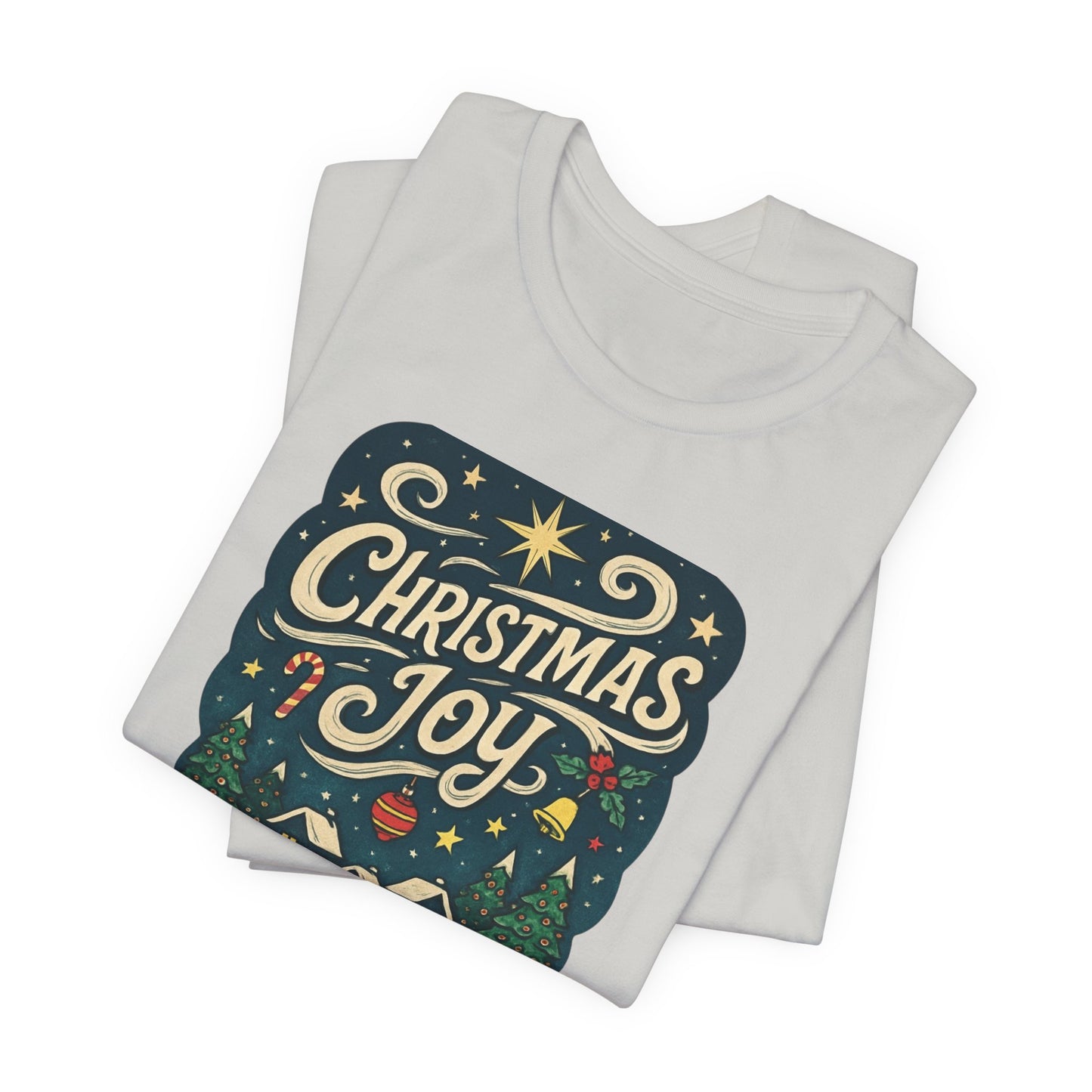 Christmas Joy Holiday T‑Shirt — Festive Winter Village Graphic Tee