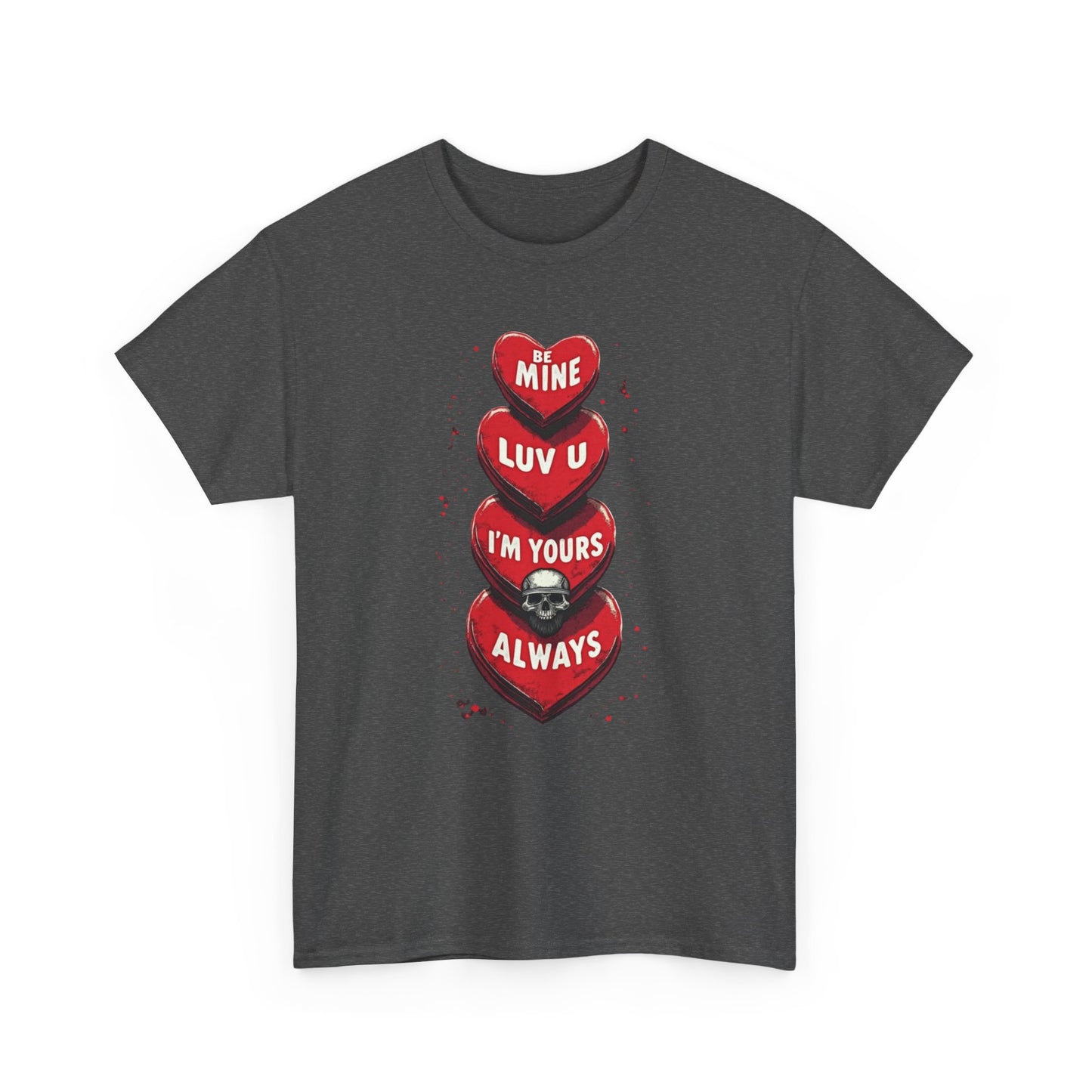 Heart stack,  Heavy Cotton Tee